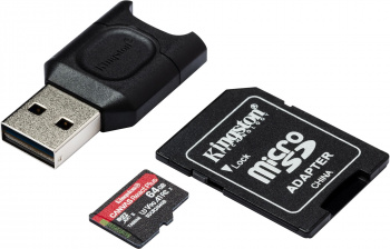 Флеш карта microSDXC 64GB Kingston  MLPMR2/64GB