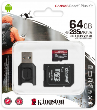 Флеш карта microSDXC 64GB Kingston  MLPMR2/64GB