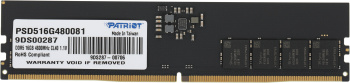 Память DDR5 16Gb 4800MHz Patriot  PSD516G480081