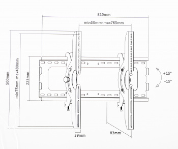 Кронштейн для телевизора Ultramounts UM843T