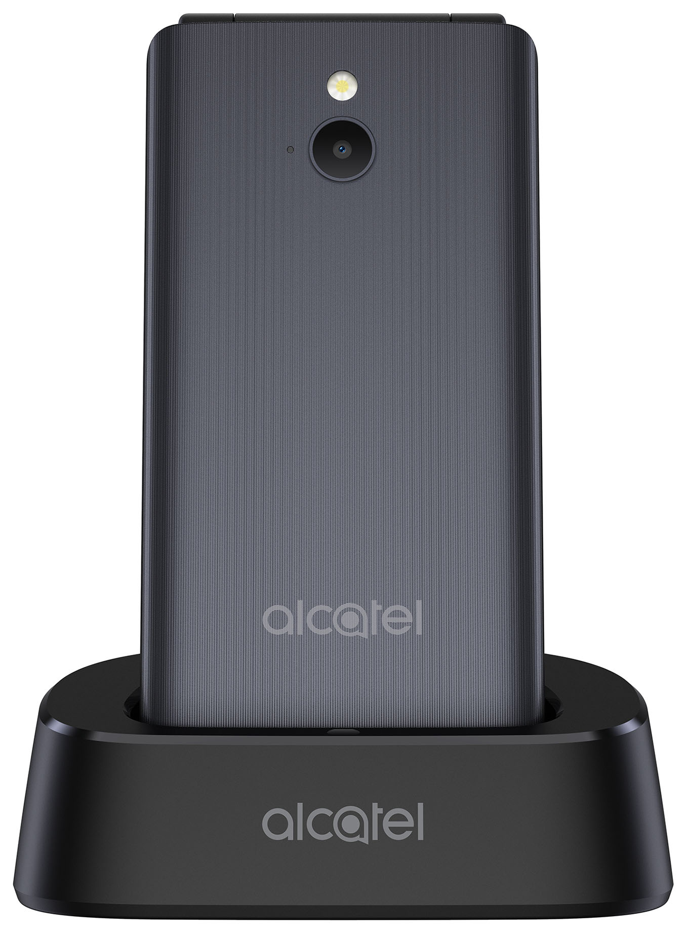 Мобильный телефон Alcatel 3082X 64Mb серебристый металлик раскладной 3G 4G  1Sim 2.4