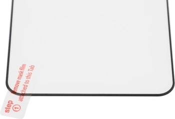 Защитное стекло для экрана BoraSCO черный для Realme 8i 2.5D антиблик. 1шт. (40728)