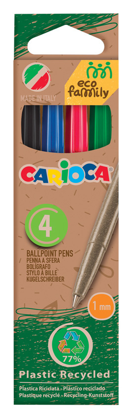 Ручка шариков. Carioca EcoFamily