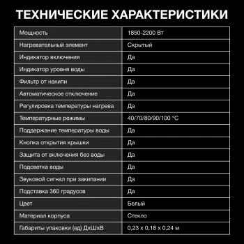 Чайник электрический Hyundai HYK-S3808