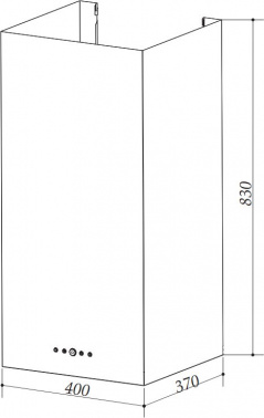 Вытяжка каминная Weissgauff Irida