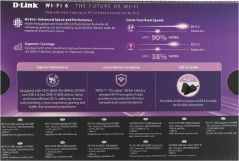 Сетевой адаптер Wi-Fi D-Link DWA-X1850