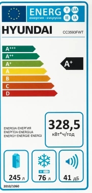 Холодильник Hyundai CC3593FWT