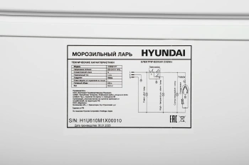 Морозильный ларь Hyundai CH3091WT