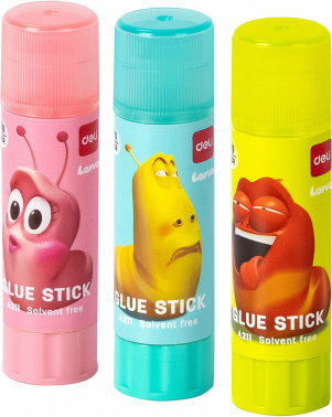 Клей-карандаш Deli Larva