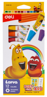 Масляная пастель Deli Larva