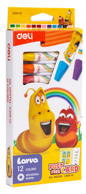 Масляная пастель Deli Larva