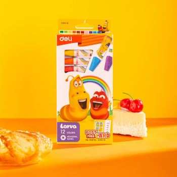 Масляная пастель Deli Larva