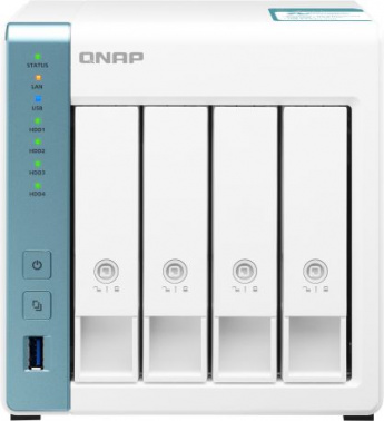 Сетевое хранилище NAS Qnap D4 (REV. B) 4-bay настольный Cortex-A15 AL-214