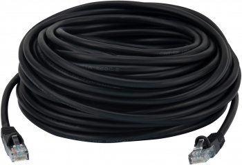 Патч-корд Buro UTP 4 пары cat.5E CCA molded 20м черный RJ-45 (m)-RJ-45 (m)