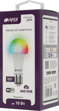 Умная лампа Hiper Iot A60 RGB