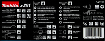 Набор оснастки Makita D-47260