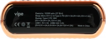 Мобильный аккумулятор  Vipe Onyx