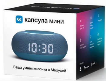 Умная колонка VK Капсула Мини Маруся синий морской 5W 1.0 BT 10м (MRC02BL)