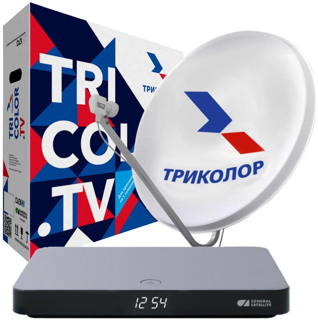 Комплект спутникового телевидения Триколор Ultra HD GS B622L