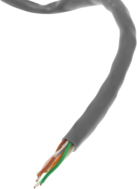 Кабель сетевой Ningbo UTP 4 пары cat.5E solid 0.5мм Cu molded 305м серый