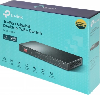 Коммутатор TP-Link  TL-SG1210MP