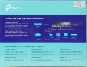 Коммутатор TP-Link  TL-SG1210MP