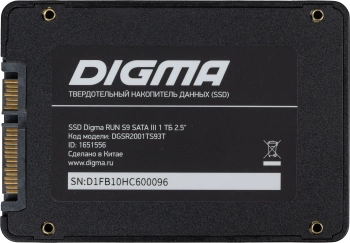 Накопитель SSD Digma SATA-III 1TB DGSR2001TS93T