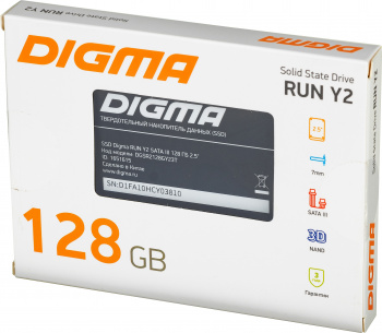 Накопитель SSD Digma SATA-III 128GB DGSR2128GY23T