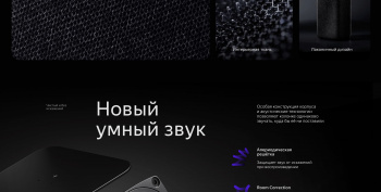 Умная колонка Yandex Станция 2 Алиса черный 30W 1.0 BT/Wi-Fi 10м (YNDX-00051K)