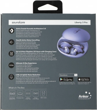 Гарнитура внутриканальные Anker Soundcore Liberty 3 Pro