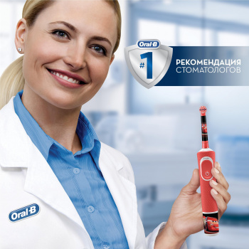 Набор электрических зубных щеток Oral-B Family Edition Pro 1 700+Kids Cars