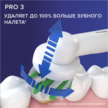 Набор электрических зубных щеток Oral-B Pro 3 + Aquacare 4 Oxyjet