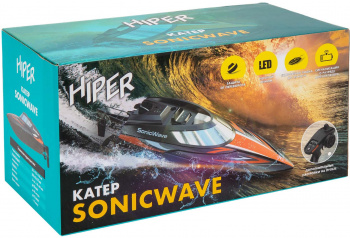 Лодка радиоуправляемая Hiper Sonicwave HBT-0030