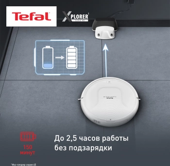 Пылесос-робот Tefal X-Plorer Serie 45 RG8227WH