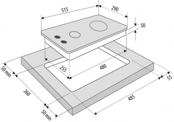 Газовая варочная поверхность Krona Galileo 30 IX