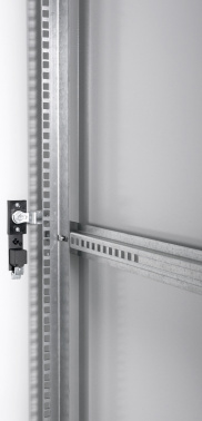 Шкаф коммутационный ЦМО (ШТК-Э-24.6.6-13АА) напольный 24U 600x600мм пер.дв.стекл металл 2 бок.пан. направл.под закл.гайки 540кг серый 515мм 51кг 180град. 1187мм IP20 сталь