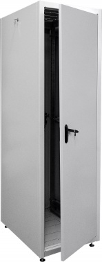 Шкаф коммутационный ЦМО (ШТК-Э-42.6.6-33АА) напольный 42U 600x600мм пер.дв.металл металл 2 бок.пан. направл.под закл.гайки 710кг серый 515мм 77кг 180град. 1987мм IP20 сталь