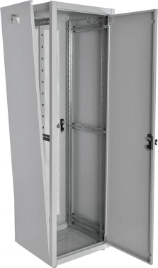 Шкаф коммутационный ЦМО (ШТК-Э-42.6.8-33АА) напольный 42U 600x800мм пер.дв.металл металл 2 бок.пан. направл.под закл.гайки 710кг серый 715мм 87кг 180град. 1987мм IP20 сталь