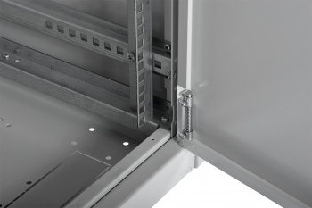 Шкаф коммутационный ЦМО (ШТК-Э-42.8.8-44АА) напольный 42U 800x800мм пер.дв.перфор. задн.дв.перфор. 2 бок.пан. направл.под закл.гайки 710кг серый 715мм 105кг 180град. 1987мм IP20 сталь