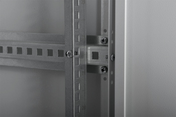 Шкаф коммутационный ЦМО (ШТК-Э-42.8.8-44АА) напольный 42U 800x800мм пер.дв.перфор. задн.дв.перфор. 2 бок.пан. направл.под закл.гайки 710кг серый 715мм 105кг 180град. 1987мм IP20 сталь