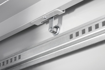 Шкаф серверный ЦМО (ШТК-Э-42.6.10-44АА) напольный 42U 600x1000мм пер.дв.перфор. задн.дв.перфор. 2 бок.пан. направл.под закл.гайки 710кг серый 915мм 95кг 180град. 1987мм IP20 сталь