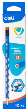 Карандаш ч/г Deli  EC016-2B