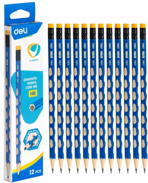 Карандаш ч/г Deli  EC016-HB
