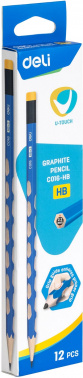 Карандаш ч/г Deli  EC016-HB