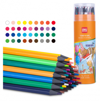 Карандаш цв. Deli  7073-36