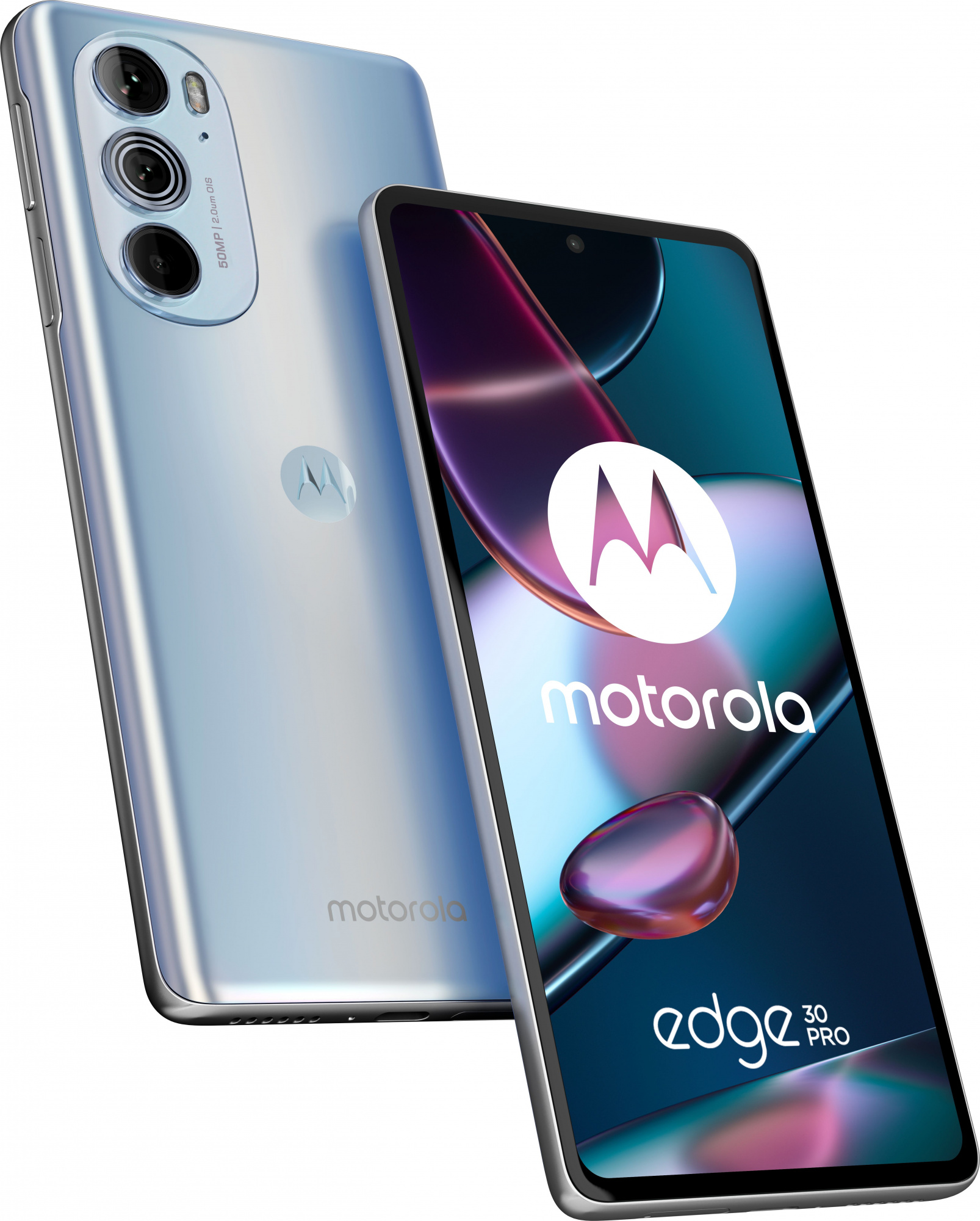 Смартфон Motorola XT2201-1 Edge 30 pro 256Gb 12Gb белый моноблок 3G 4G 2Sim  6.7