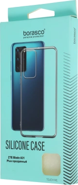 Чехол (клип-кейс) BoraSCO для ZTE Blade A31 Plus прозрачный (40857)
