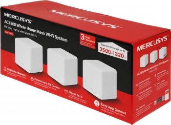 Бесшовный Mesh роутер Mercusys Halo H30G(3-pack)