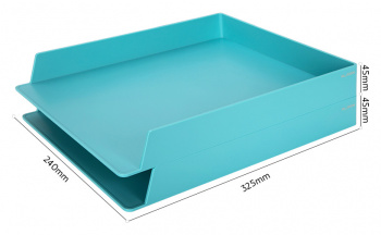 Лоток горизонтальный Deli NS021blue