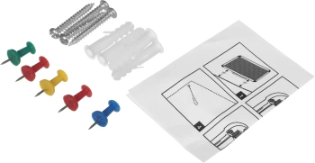 Доска пробковая Silwerhof 60x90см алюминиевая рама